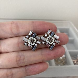 Vintage grey earrings